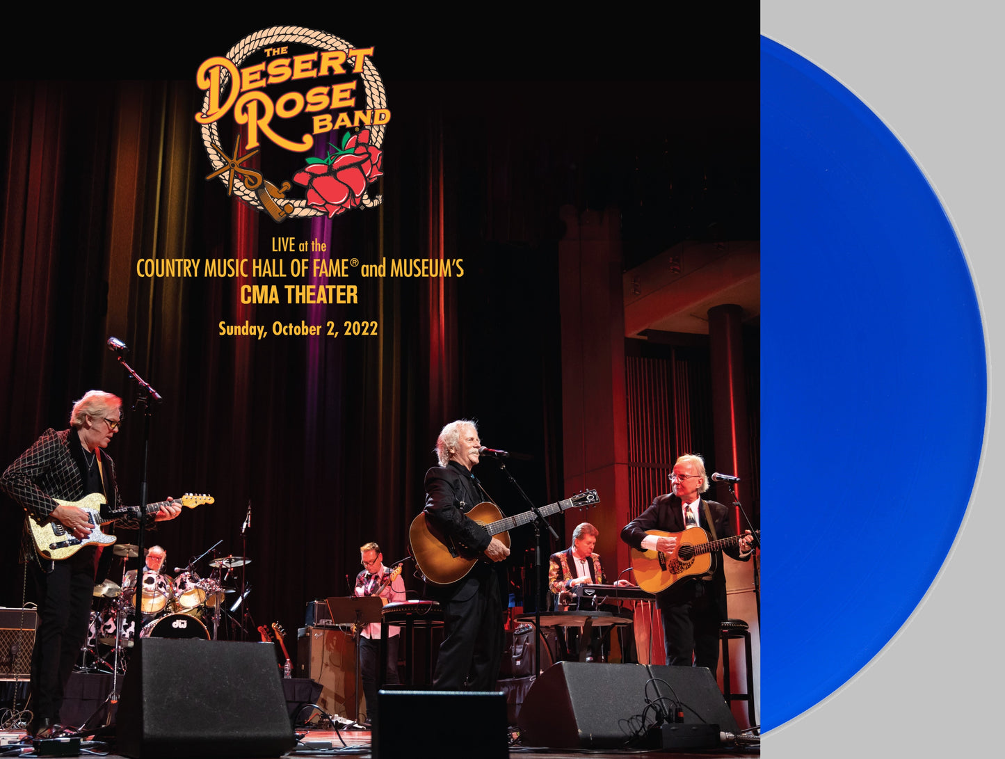 Desert Rose Band - Live At The Country Music Hall Of Fame And Museum 10-2-22 Cobalt Blue Vinyl/Limited Edition Vinyl LP