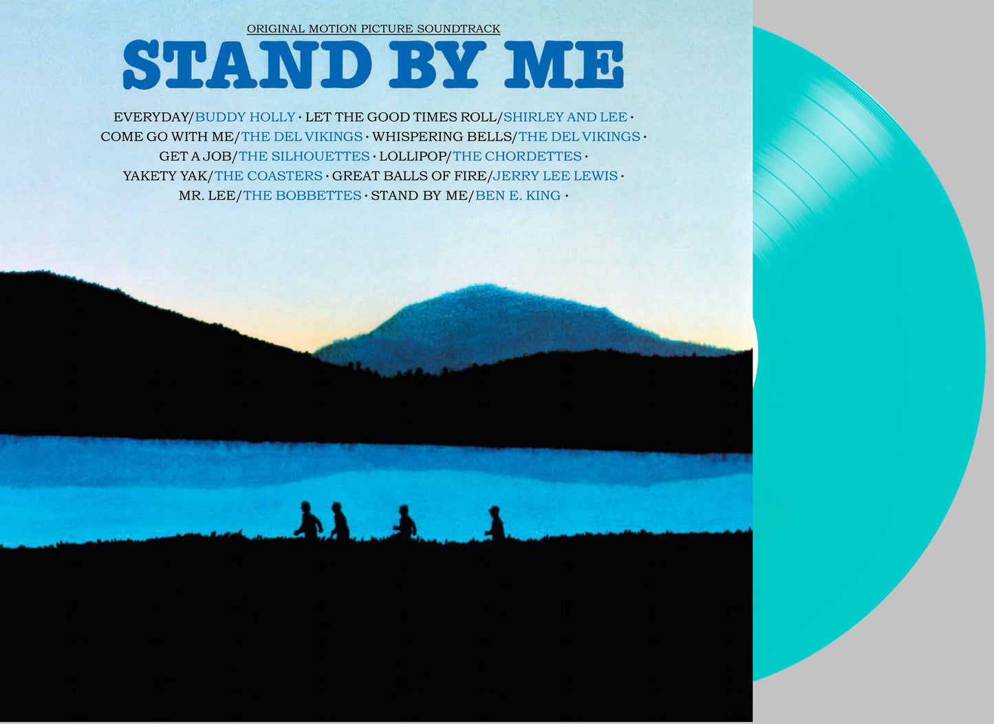 STAND BY ME - ORIGINAL MOTION PICTURE SOUNDTRACK Aqua Blue Vinyl LP