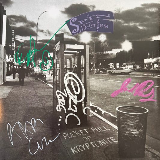 SPIN DOCTORS - Pocket Full Of Kryptonite 35TH ANNIVERSARY AUTOGRAPHED GREEN VINYL LP
