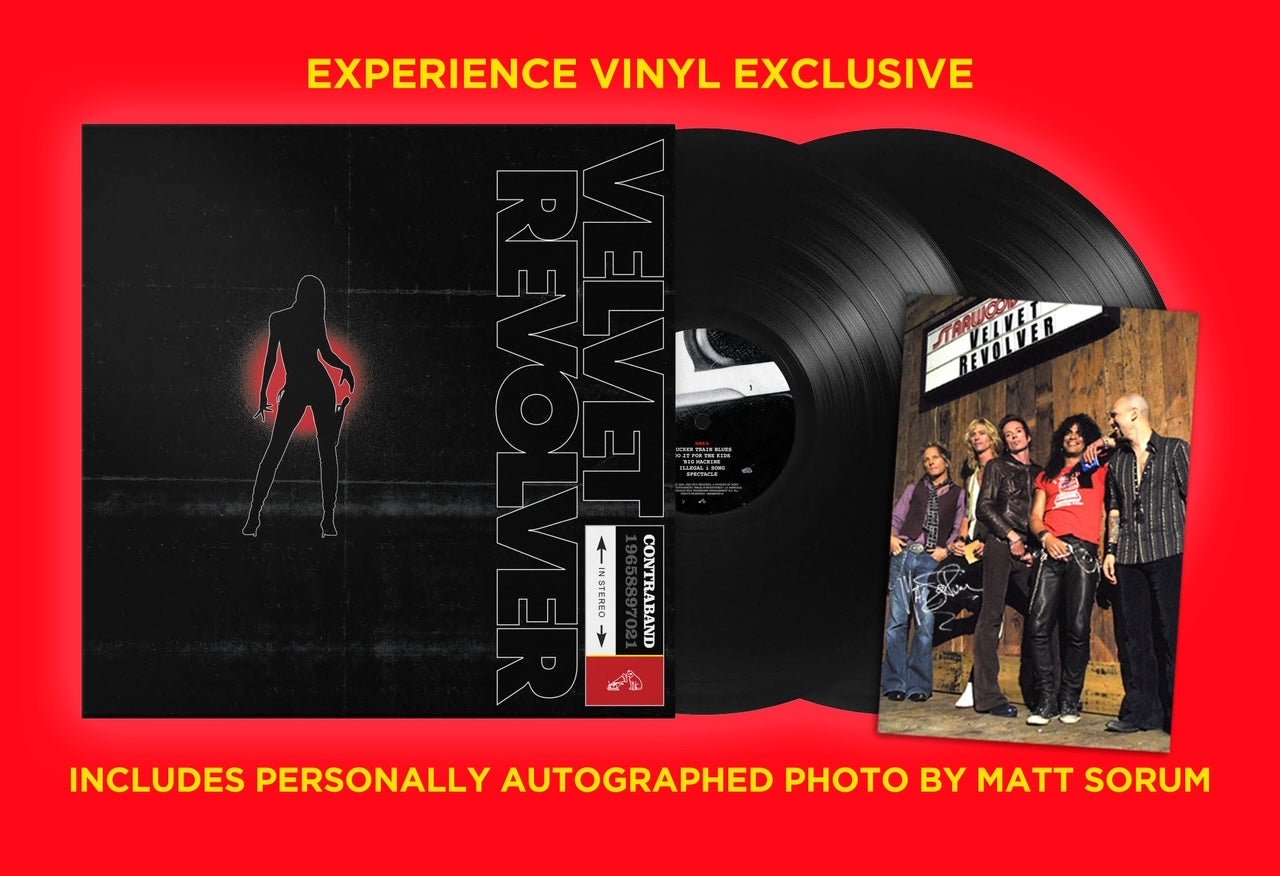 VELVET REVOLVER CONTRABAND 20TH ANNIVERSARY W/AUTOGRAPH (BONUS TRACKS)VINYL LP