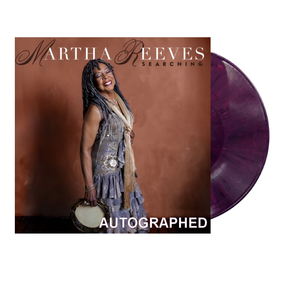 MARTHA REEVES-  Searching Autographed Purple Vinyl LP