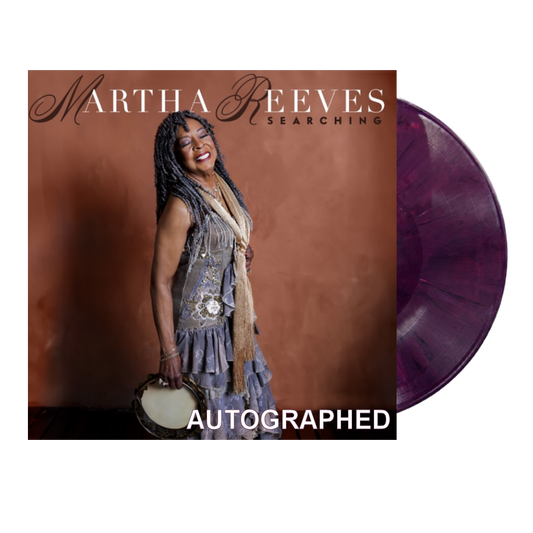 MARTHA REEVES-  Searching Autographed Purple Vinyl LP