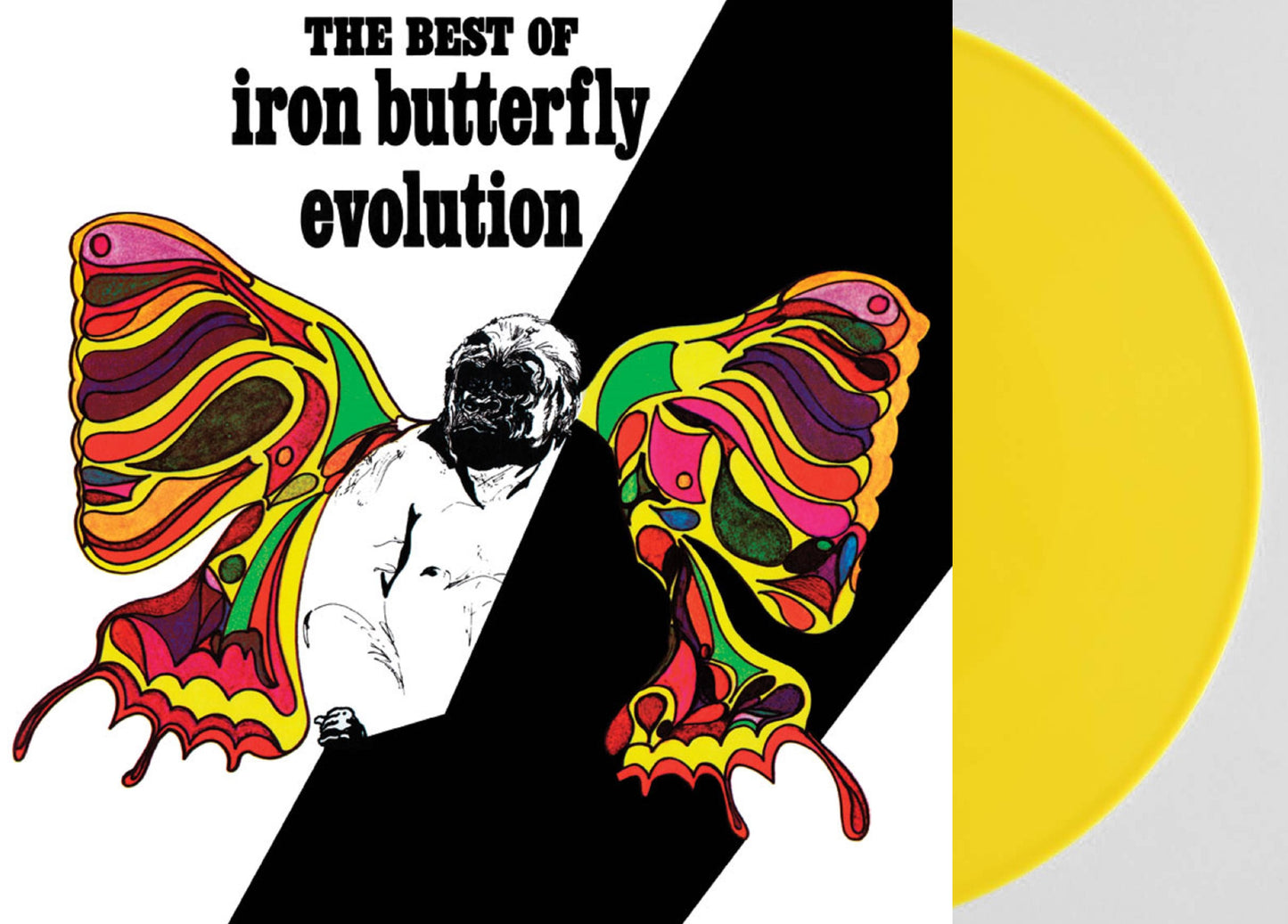 IRON BUTTERFLY - THE BEST OF IRON BUTTERFLY - EVOLUTION 180 GRAM YELLOW Vinyl LP