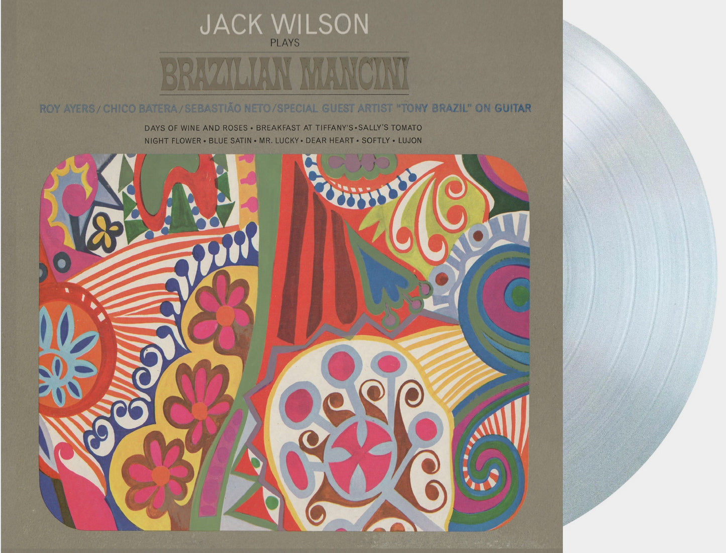 THE JACK WILSON QUARTET FEAT. ROY AYERS - BRAZILIAN MANCINI - 60TH ANNIVERSARY CLEAR Vinyl LP