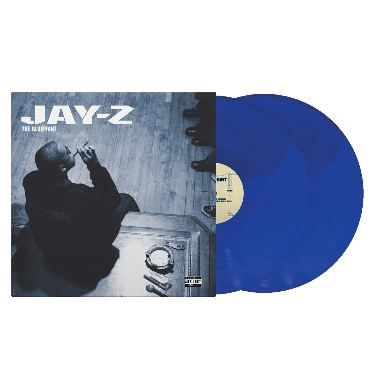 JAY Z- THE BLUEPRINT [Explicit Content] Blue Vinyl LP