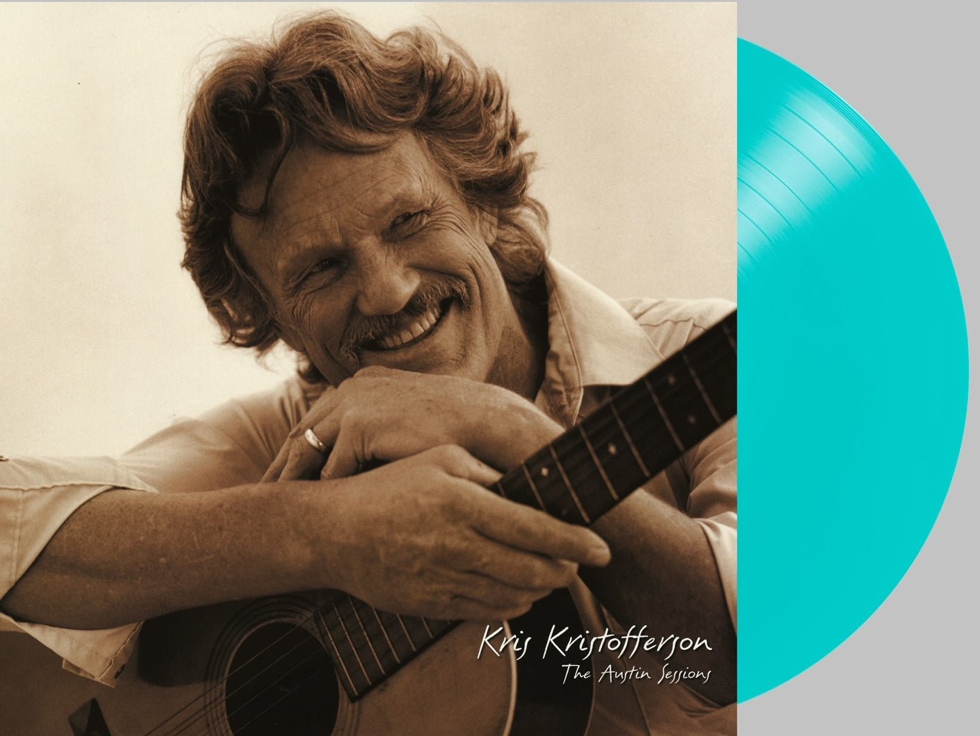 KRISTOFFERSON,KRIS - AUSTIN SESSIONS Aqua Vinyl LP