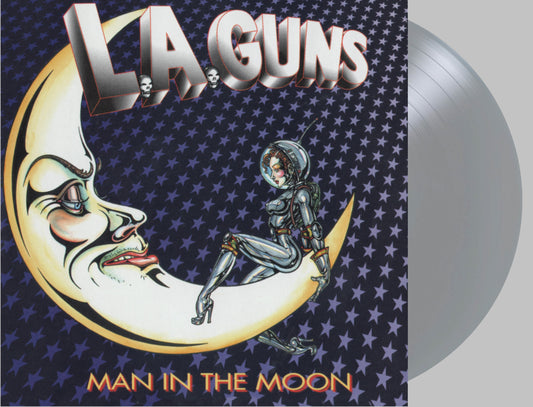 L.A. Guns - Man In The Moon Metallic Silver Vinyl/25th Anniversary Edition Vinyl LP
