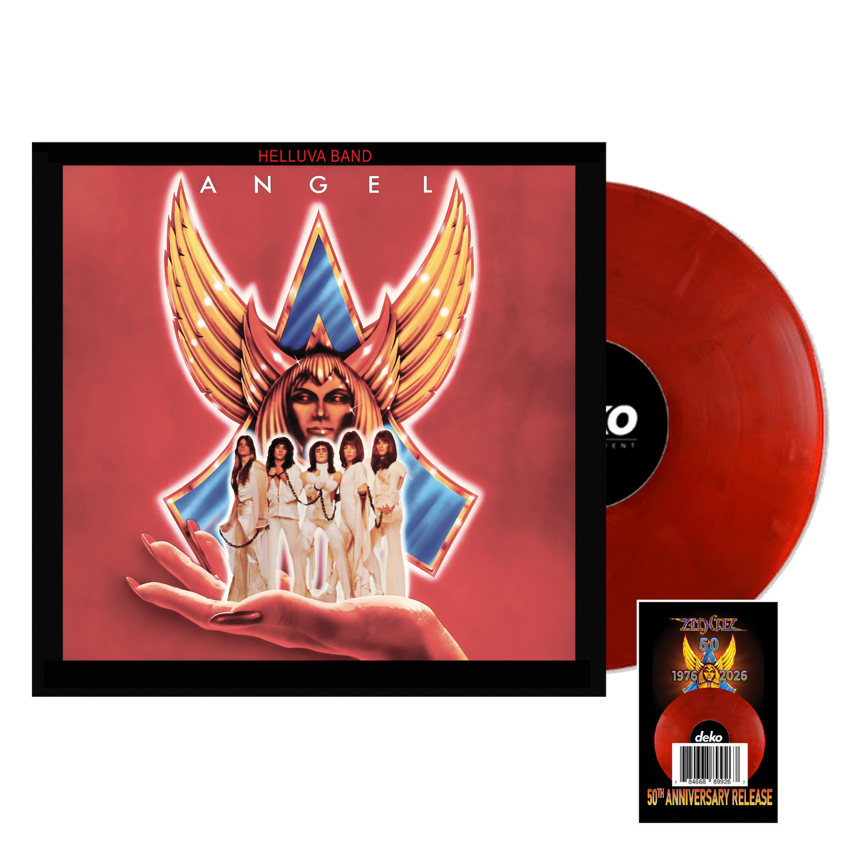 ANGEL - Helluva Band 50th Anniversary Red Vinyl LP