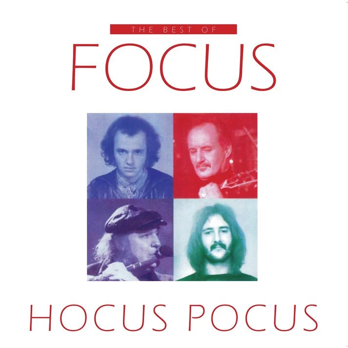 FOCUS - BEST OF FOCUS HOCUS POCUS Red and White Swirl Vinyl LP