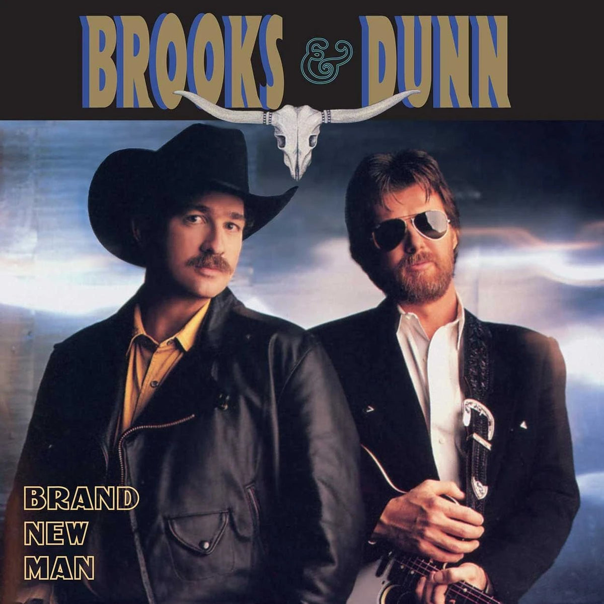 BROOKS & DUNN - BRAND NEW MAN Smokey Marble Vinyl LP