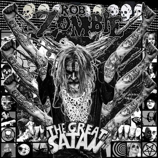 ROB ZOMBIE - THE GREAT SATAN - GHOSTLY BLACK Vinyl LP