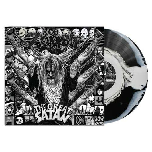 ROB ZOMBIE - THE GREAT SATAN - INDIE EXCLUSIVE BLACK/WHITE SWIRL Vinyl LP