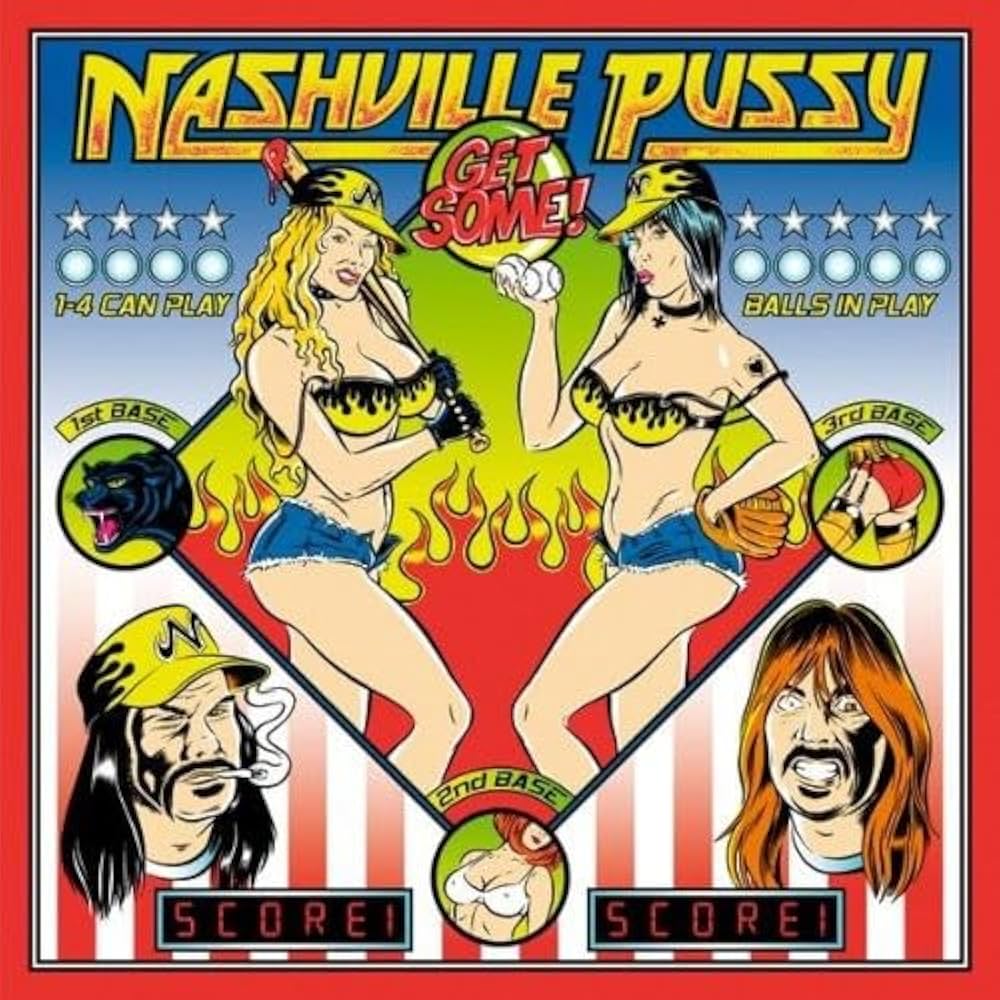 NASHVILLE PUSSY - GET SOME Blue Vinyl LP
