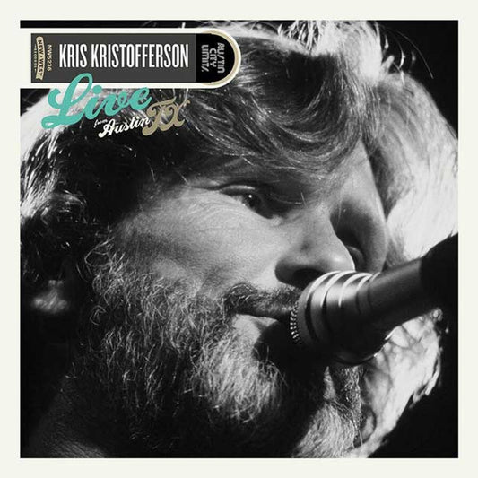 KRIS KRISTOFFERSON - LIVE FROM AUSTIN, TX - RAINBOW SPLATTER Vinyl LP