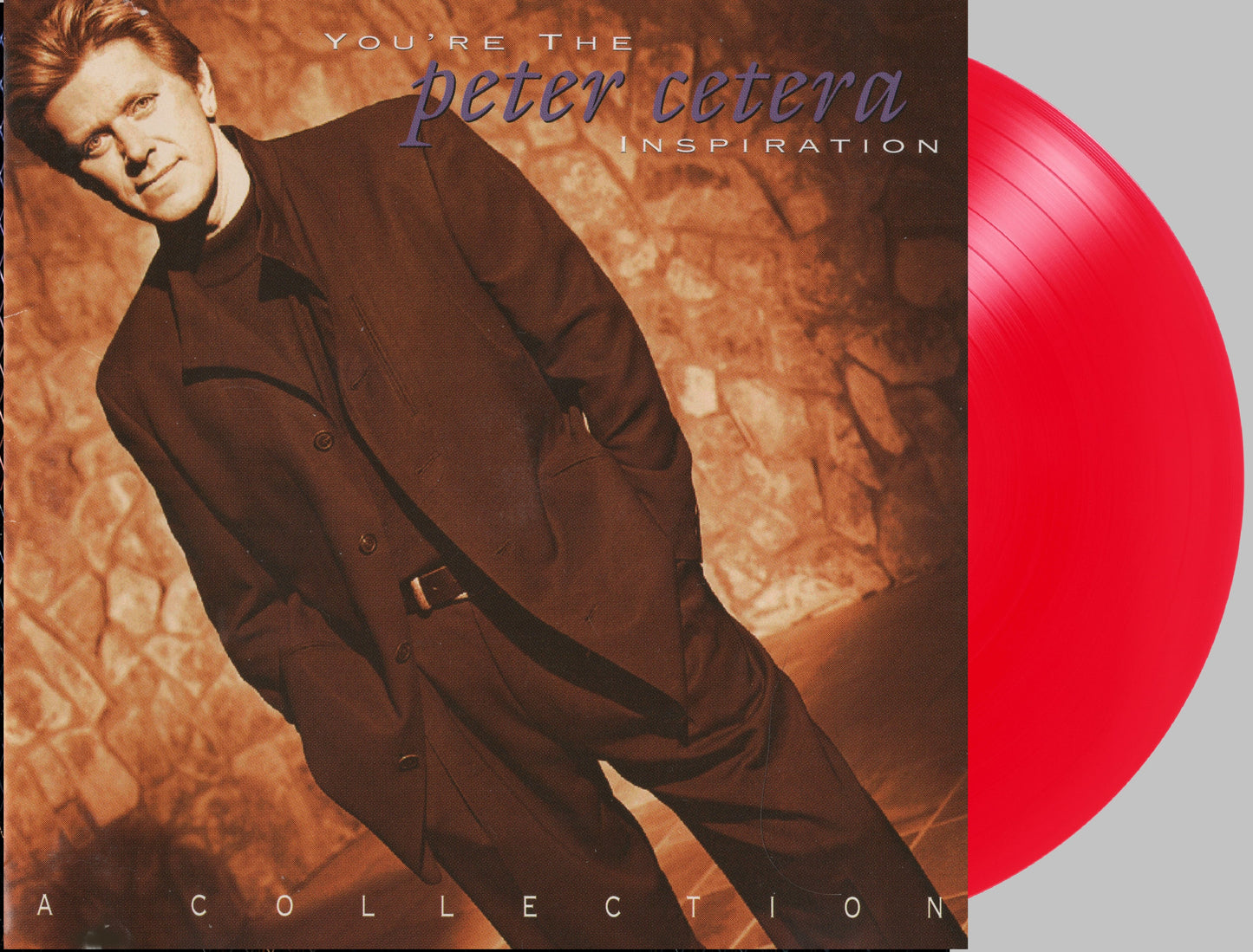 PETER CETERA - You're The Inspiration - A Collection - Clear Red Vinyl LP