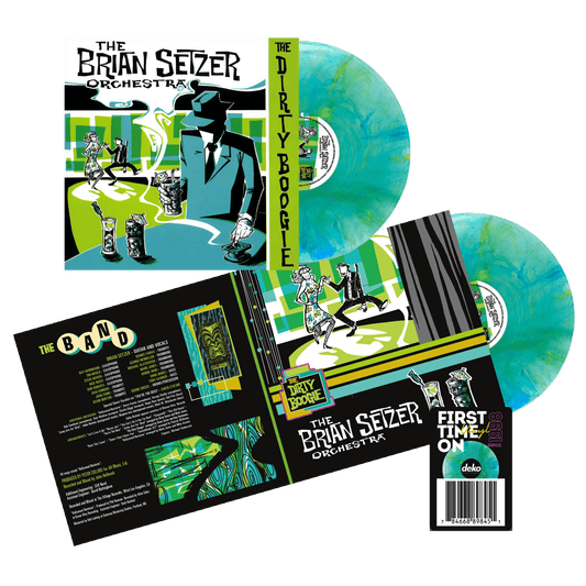 THE BRIAN SETZER ORCHESTRA - THE DIRTY BOOGIE Seafoam Vinyl LP