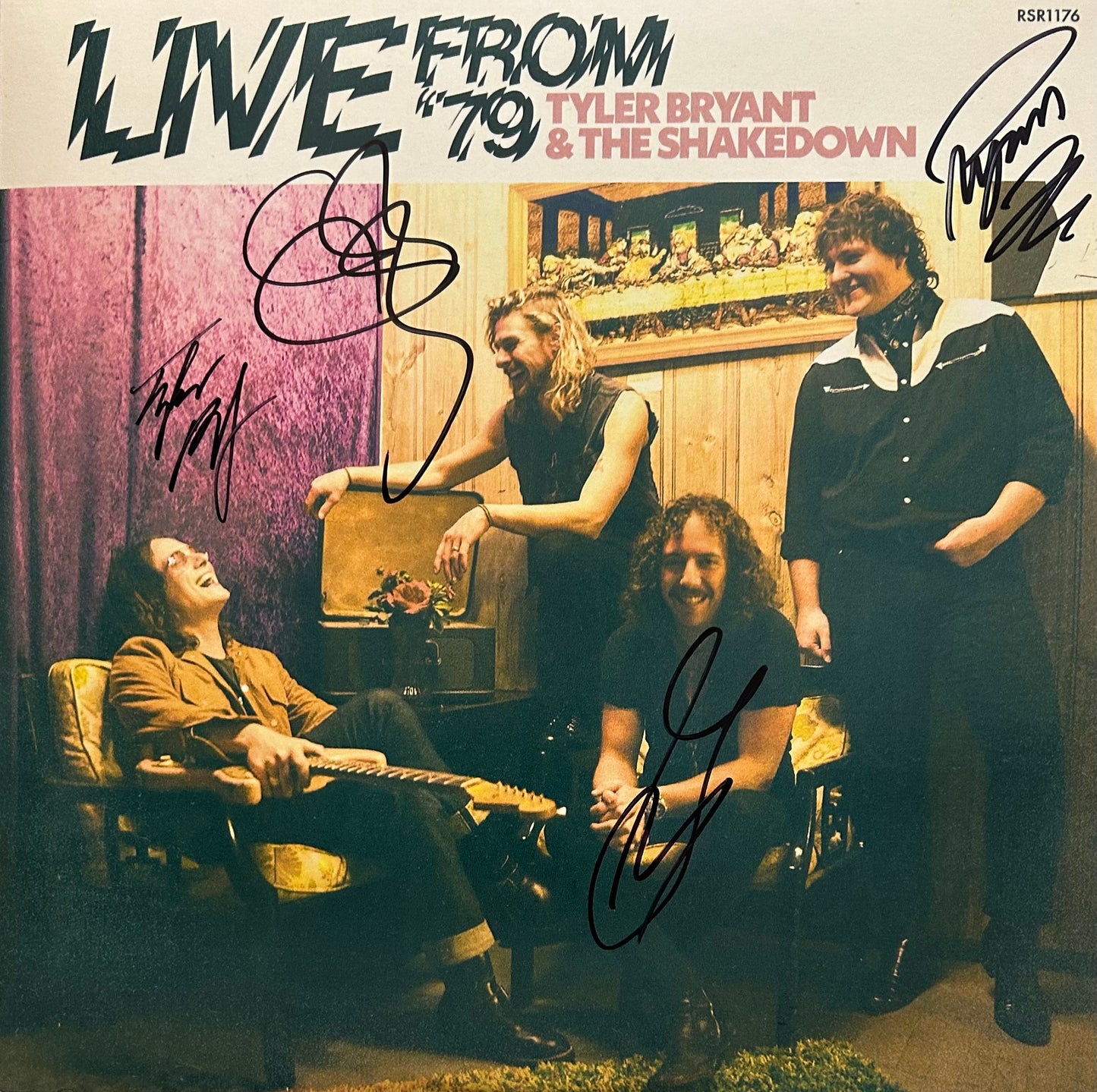 Tyler Bryant and The Shakedown - Live From '79 Autographed Purple Swirl Vinyl LP