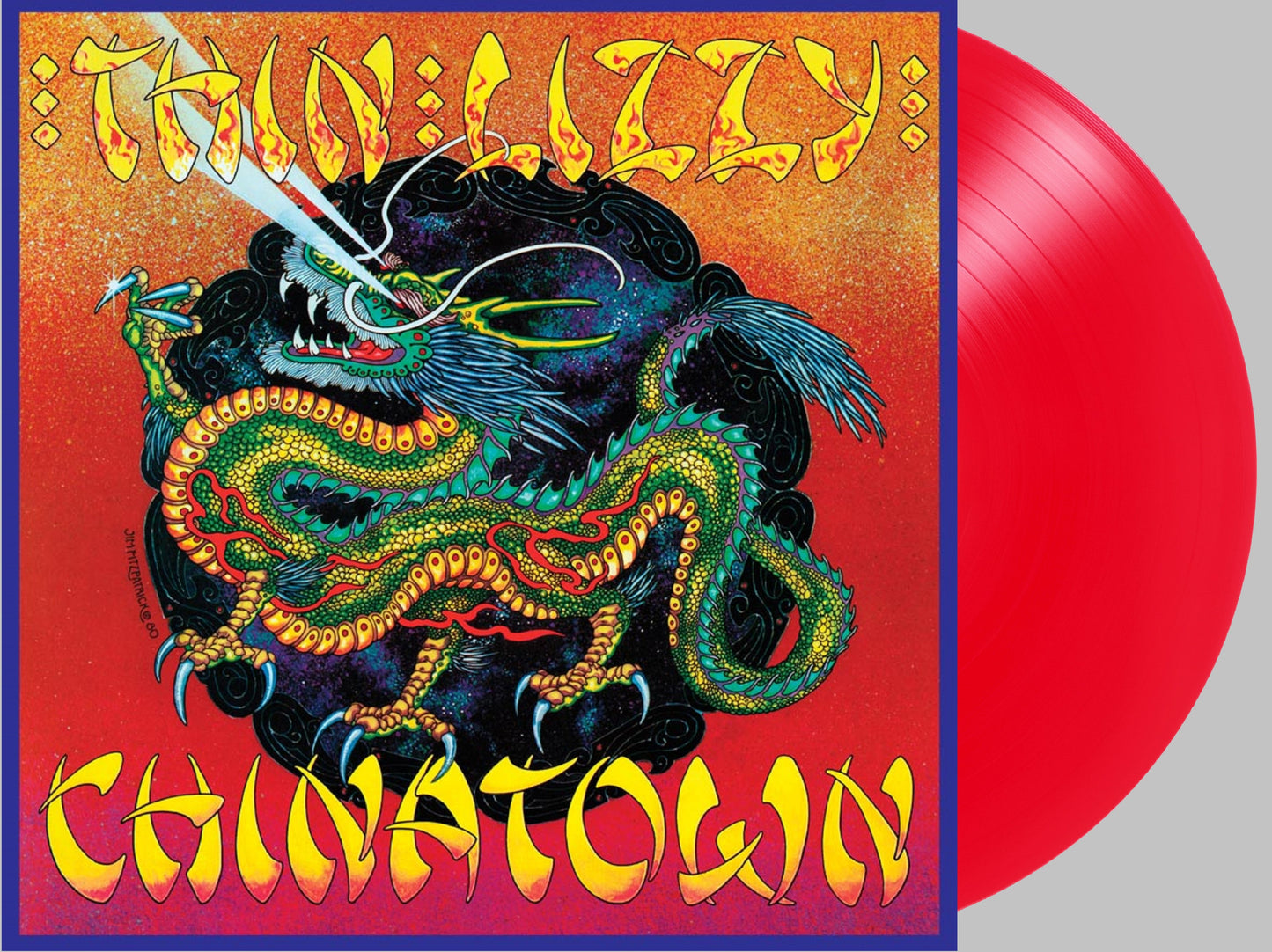THIN LIZZY - CHINATOWN 45TH ANNIVERSARY CLEAR RED Vinyl LP