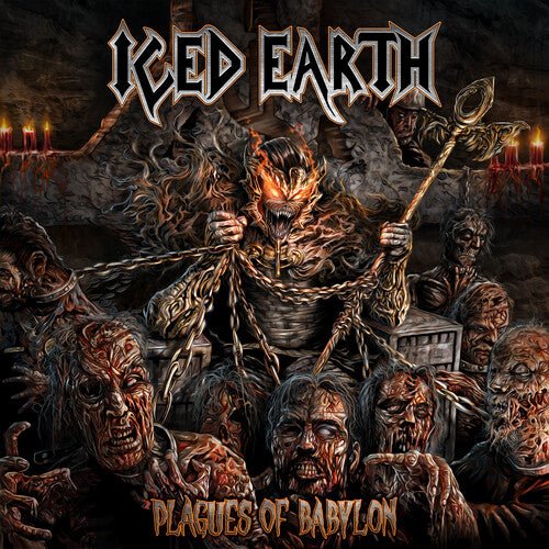 ICED EARTH - PLAGUES OF BABYLON Red Vinyl LP