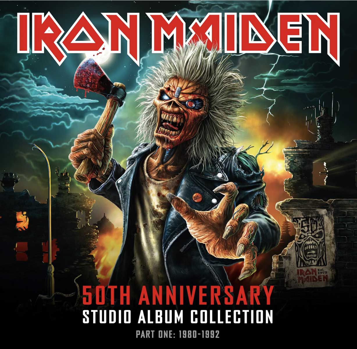 IRON MAIDEN - 50th Anniversary Studio Album Collection, Part One: 1980-1992 Box Set Vinyl LP