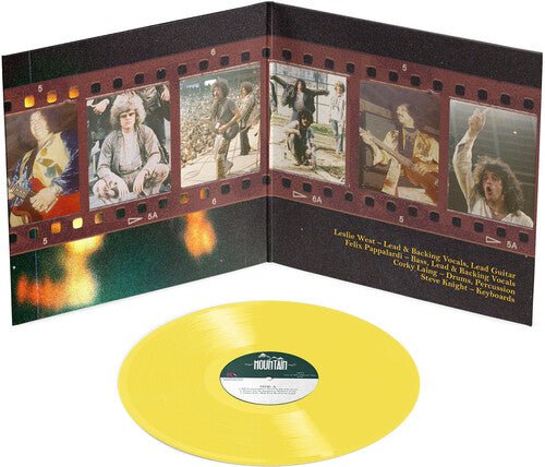 MOUNTAIN - LIVE AT THE FILLMORE EAST IN NYC JUNE 28, 1971 Clear Yellow Vinyl LP