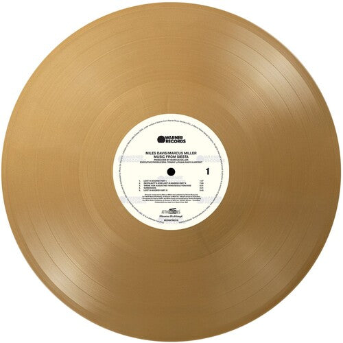 DAVIS,MILES / MILLER,MARCUS - MUSIC FROM SIESTA Gold Vinyl LP