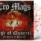 CRO-MAGS - AGE OF QUARREL: 40 YEARS OF QUARREL CRYSTAL RED SPLATTER Vinyl LP