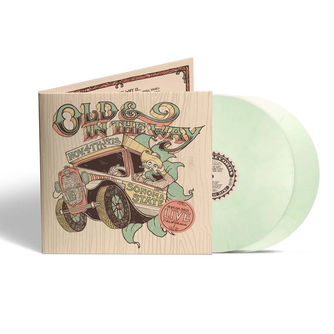 OLD & IN THE WAY - LIVE AT SONOMA STATE - 11/4/73 (Honeydew Cream) Vinyl LP