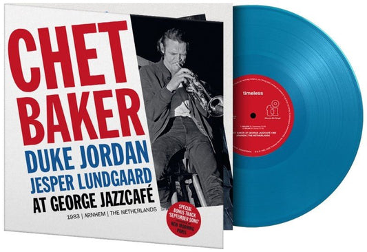 BAKER,CHET - AT GEORGE JAZZCAFE 1983 ARNHEM NETHERLANDS (IEX) Blue Vinyl LP