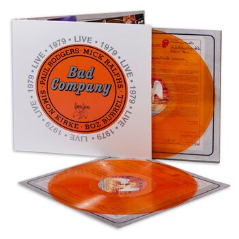 Bad Company - Live 1979  Opaque Orange Vinyl LP