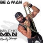 MACHO MAN RANDY SAVAGE - BE A MAN - YELLOW/BLACK/PINK) Vinyl LP