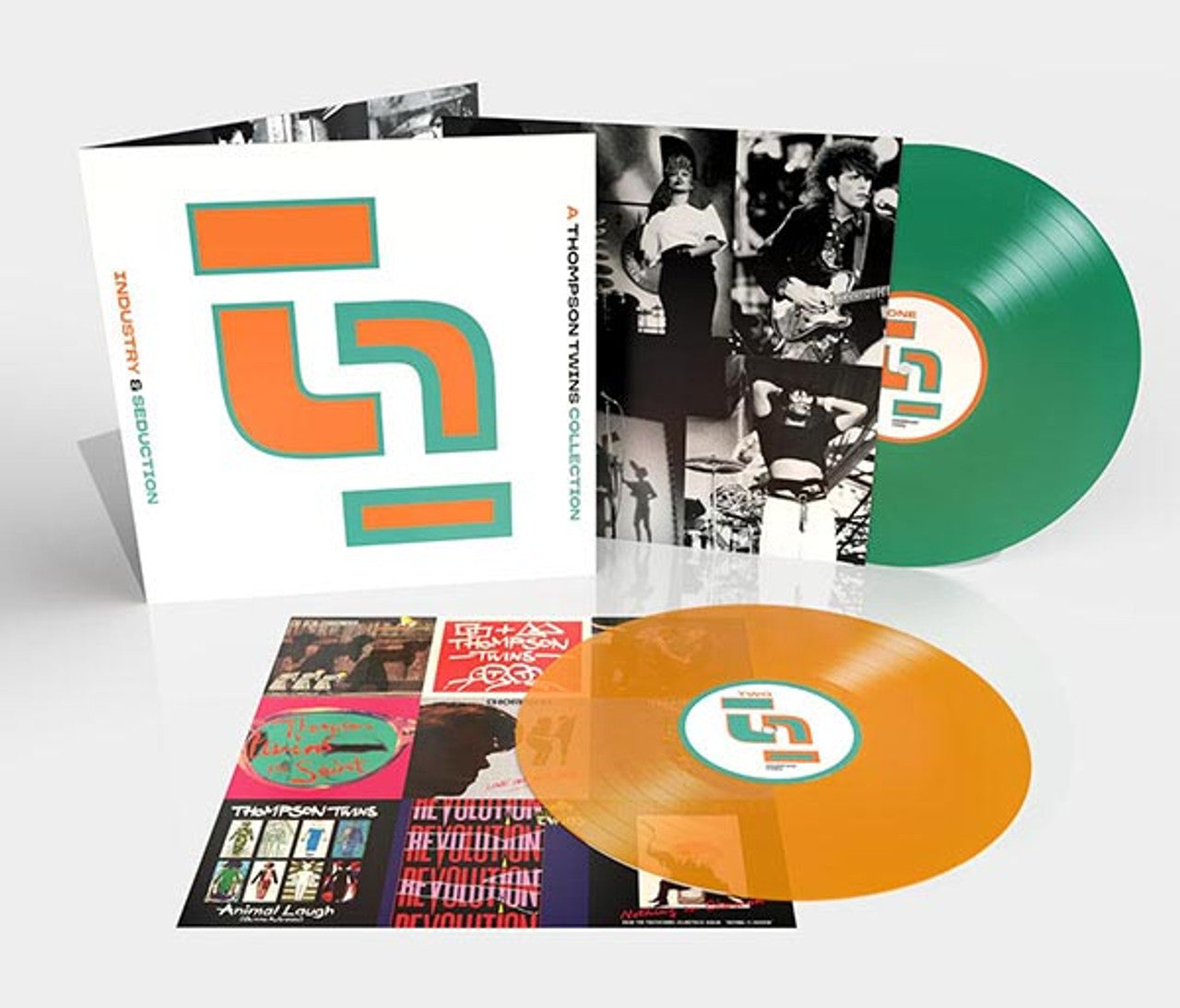 Thompson Twins - Industry & Seduction: A Thompson Twins Collection - Transparent Green/Orange Vinyl 2LP