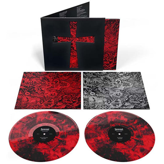IOMMI,TONY - FROM THE DARK Red and Black Marble Vinyl LP