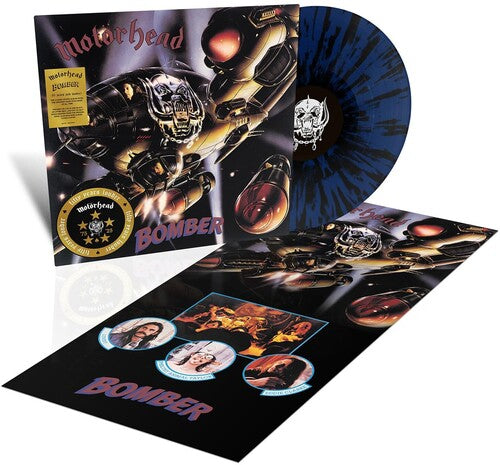 MOTORHEAD - BOMBER Blue & Black Vinyl LP