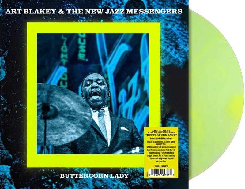 BLAKEY,ART / NEW JAZZ MESSENGERS - BUTTERCORN LADY: LIVE AT THE LIGHTHOUSE HERMOSA Yellow Vinyl LP
