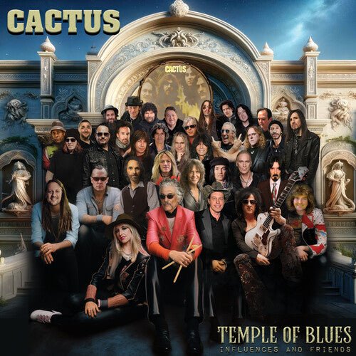 CACTUS - TEMPLE OF BLUES Red Vinyl LP