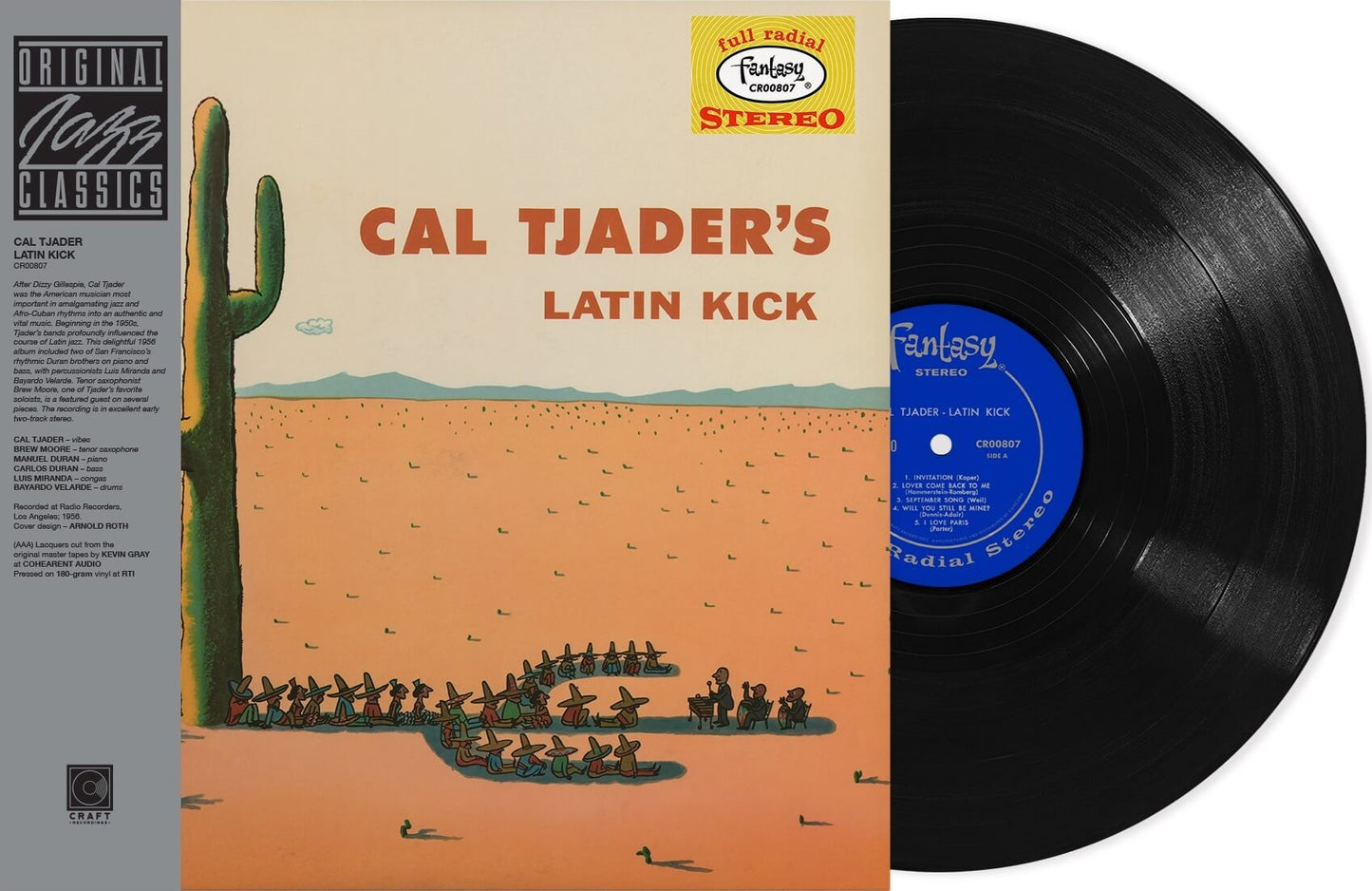TJADER,CAL - LATIN KICK (ORIGINAL JAZZ CLASSICS SERIES) Vinyl LP