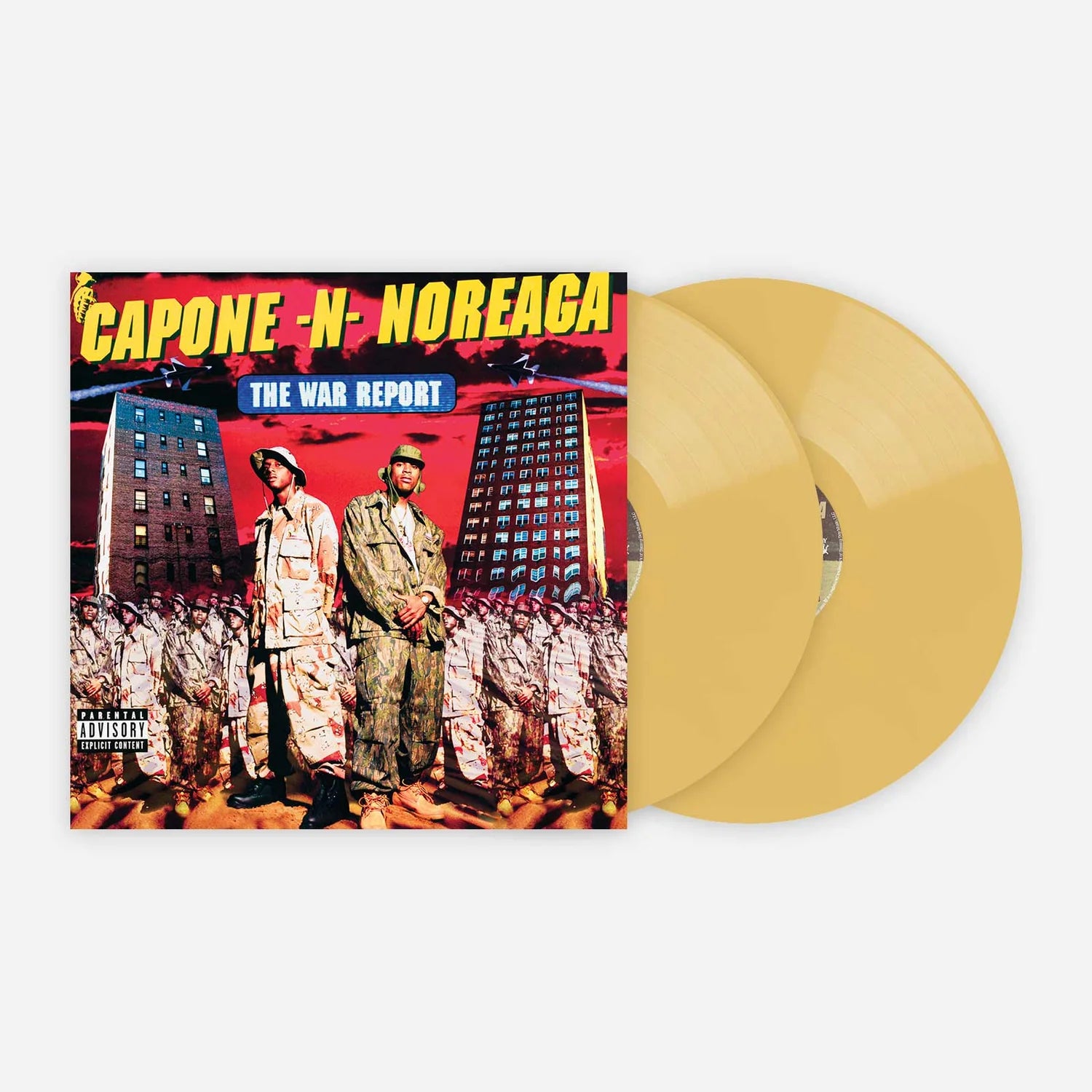 CAPONENNOREAGA WAR REPORT STONE GOLD & RED VMP VERSION Vinyl LP