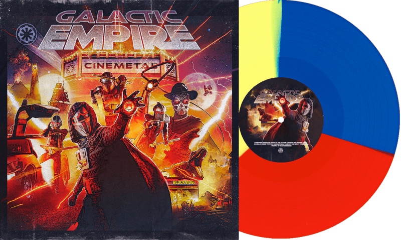GALACTIC EMPIRE - CINEMETAL Red, Yellow, Blue Vinyl LP