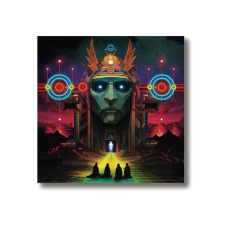 CLUTCH - EARTH ROCKER AUTOGRAPHED Purple Vinyl LP