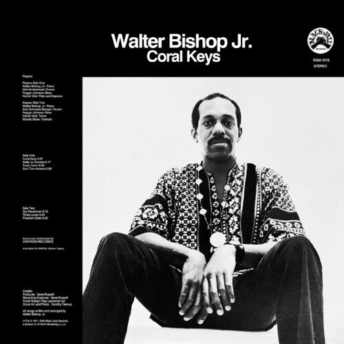 BISHOP JR.,WALTER - CORAL KEYS - REMASTERED - BLUE/BLACK SWIRL Vinyl LP