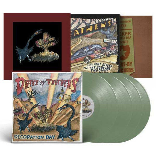 DRIVE-BY TRUCKERS - DEFINITIVE DECORATION DAY OLIVE GREEN Vinyl LP