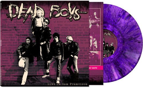 DEAD BOYS - LIVE IN SAN FRANCISCO - PURPLE MARBLE Vinyl LP