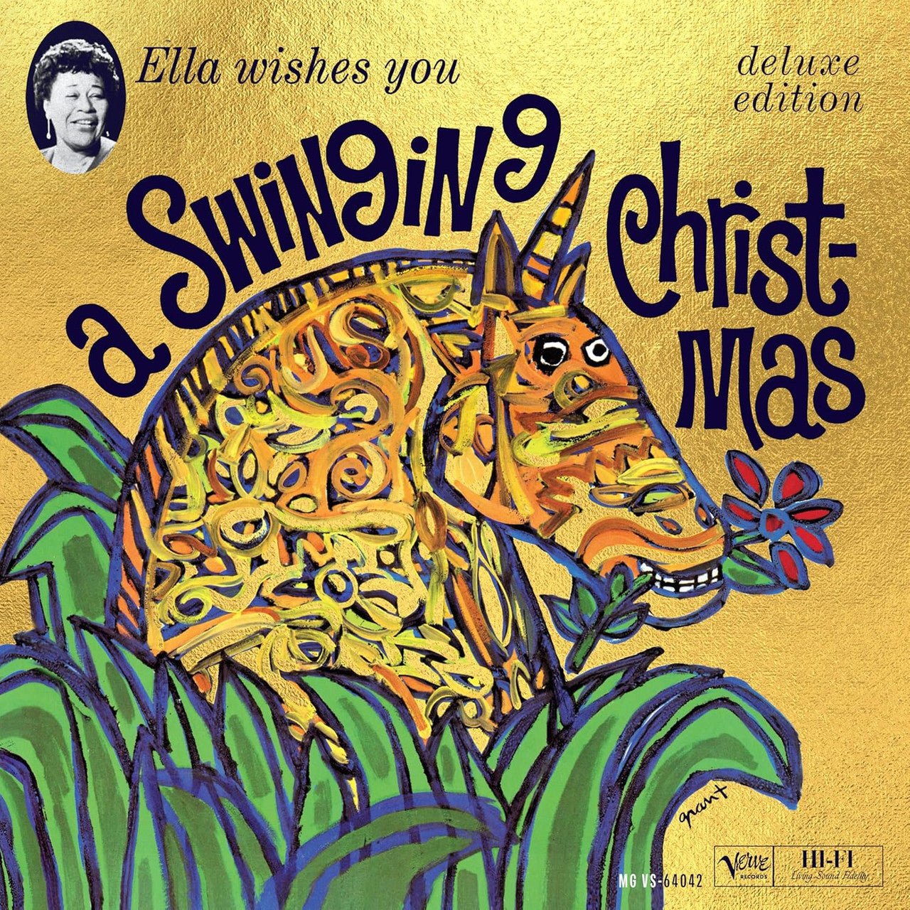 FITZGERALD,ELLA - ELLA WISHES YOU A SWINGING CHRISTMAS Vinyl LP