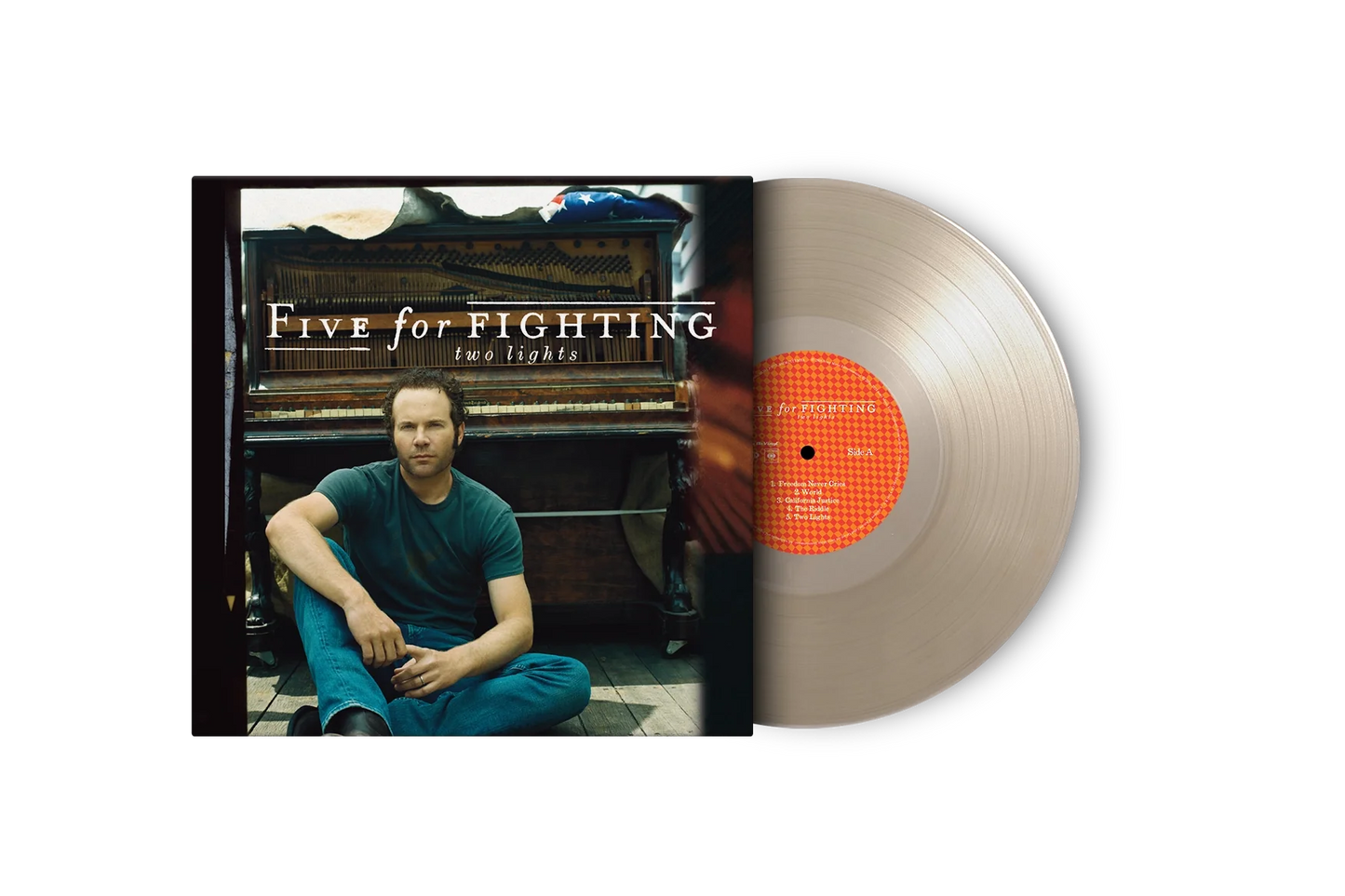 FIVE FOR FIGHTING - TWO LIGHTS Clear Vinyl LP