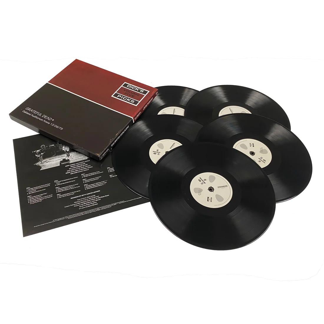 Grateful Dead - Dick's Picks Volume Five: Oakland Auditorium Arena 12/26/79 Hand-Numbered Limited Edition 180 GRAM 5LP Vinyl LP