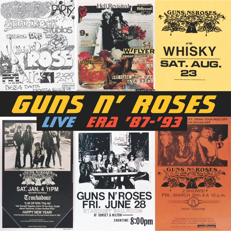 Guns N' Roses - Live Era '87-'93 4 180 Gram Vinyl LPs