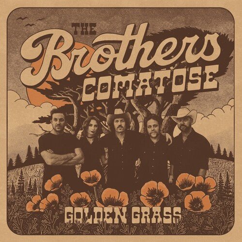 BROTHERS COMATOSE - GOLDEN GRASS - SPLATTERED ORANGE & BLUE Vinyl LP