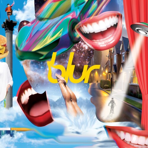 BLUR - GREAT ESCAPE Clear Blue & Yellow Vinyl LP
