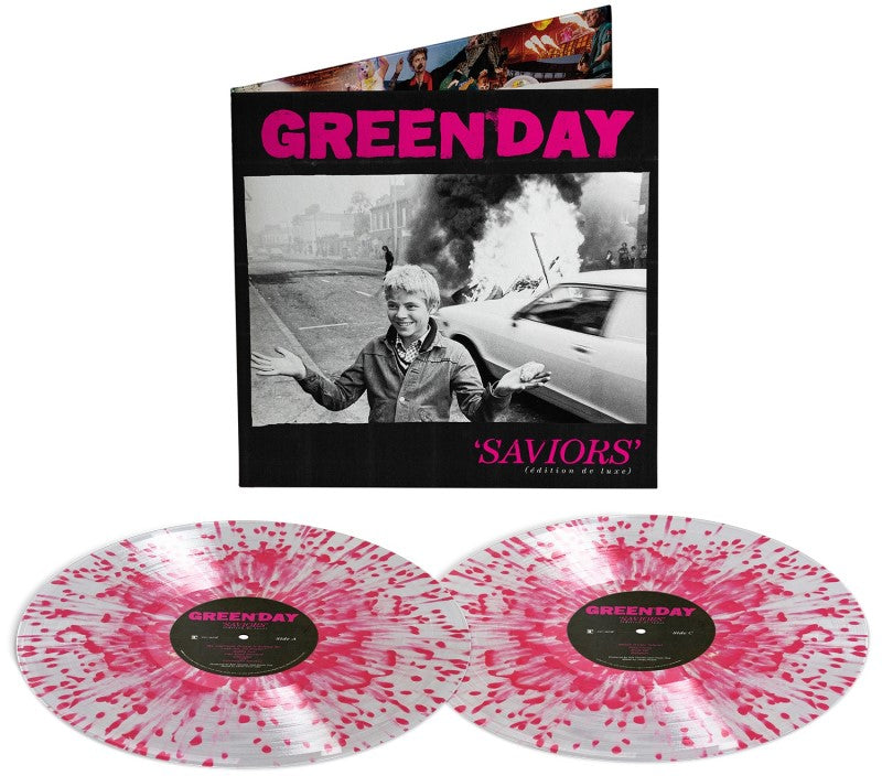 輸入LP Green Day Saviors 093624870692 REPRISE RECORDS /00260 LP GREEN DAY Saviors (LTD PINK/BLACK Vinyl, REPRISE, 2024